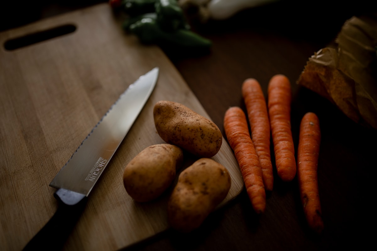 Fresh vegetables and ingredients prepared for meal prep cooking